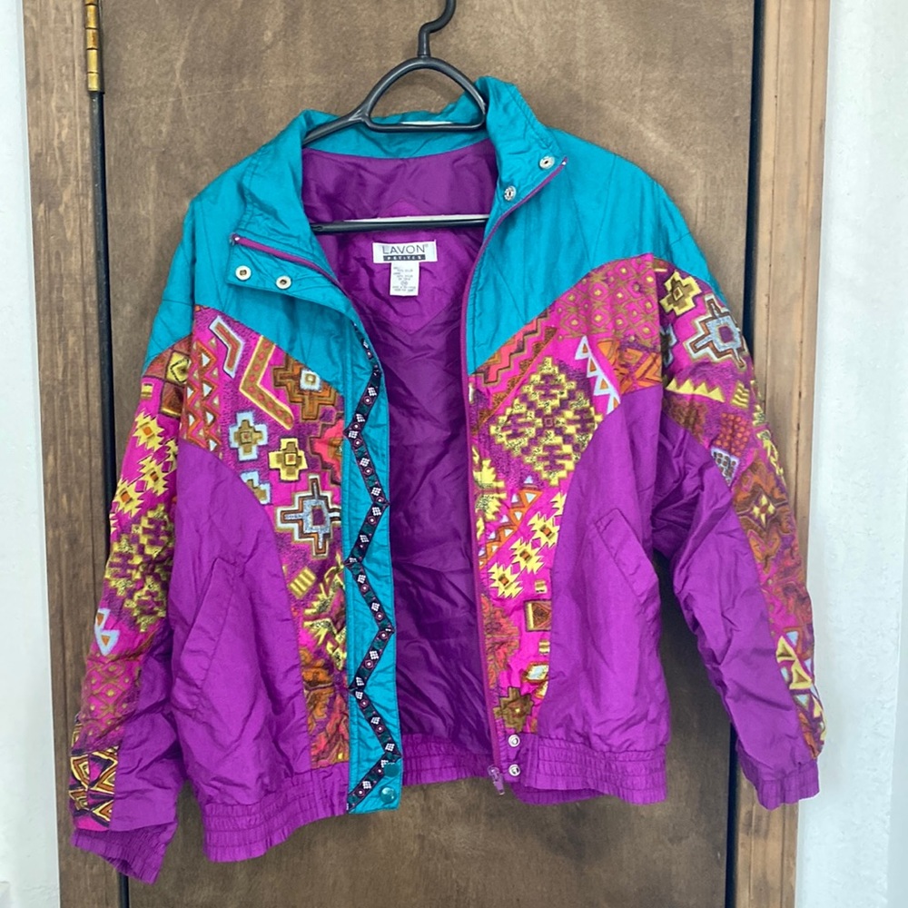 Lavon Vintage Multicolor Zip up